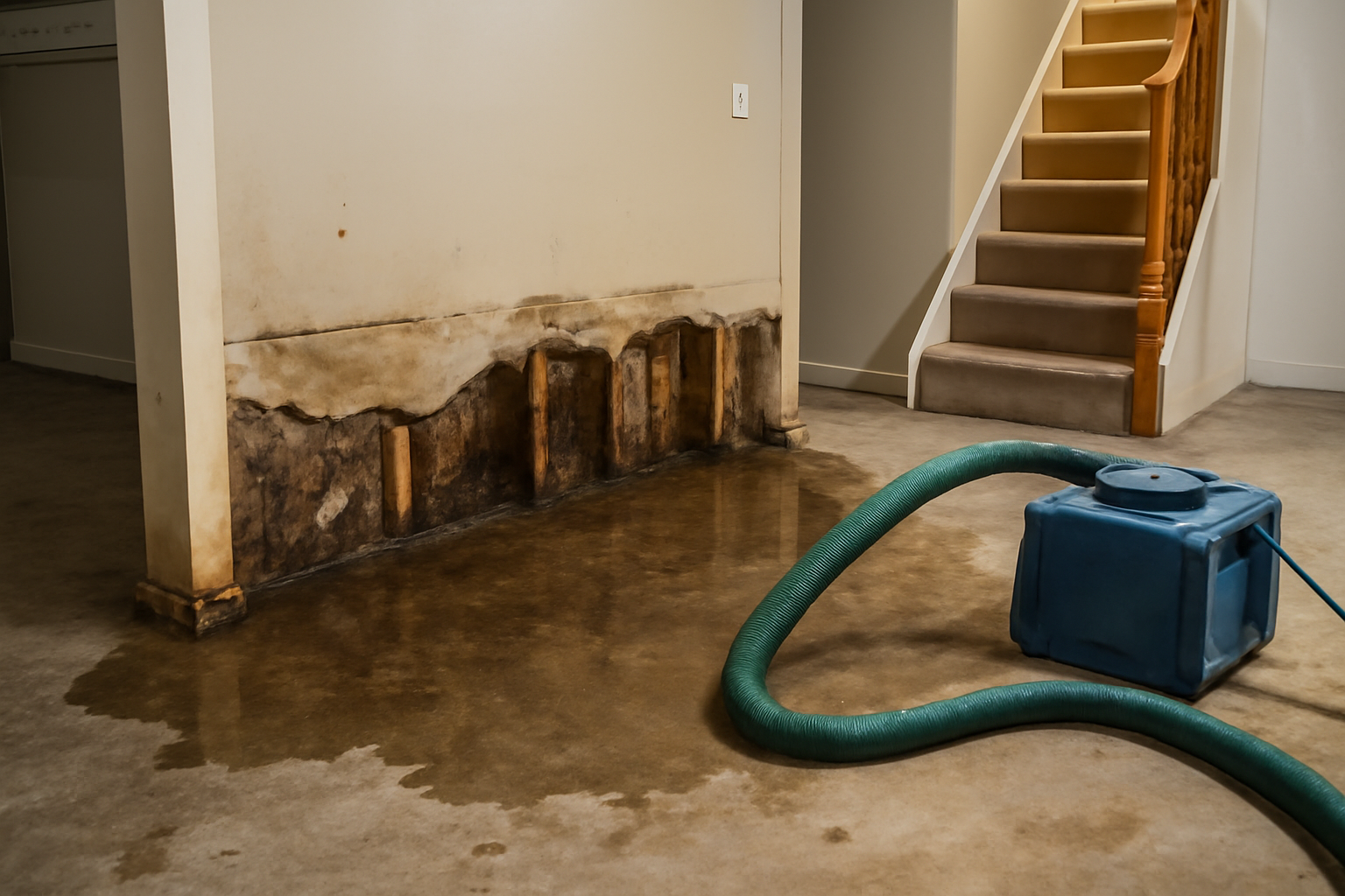 Basement Water Extraction in Addison, TX