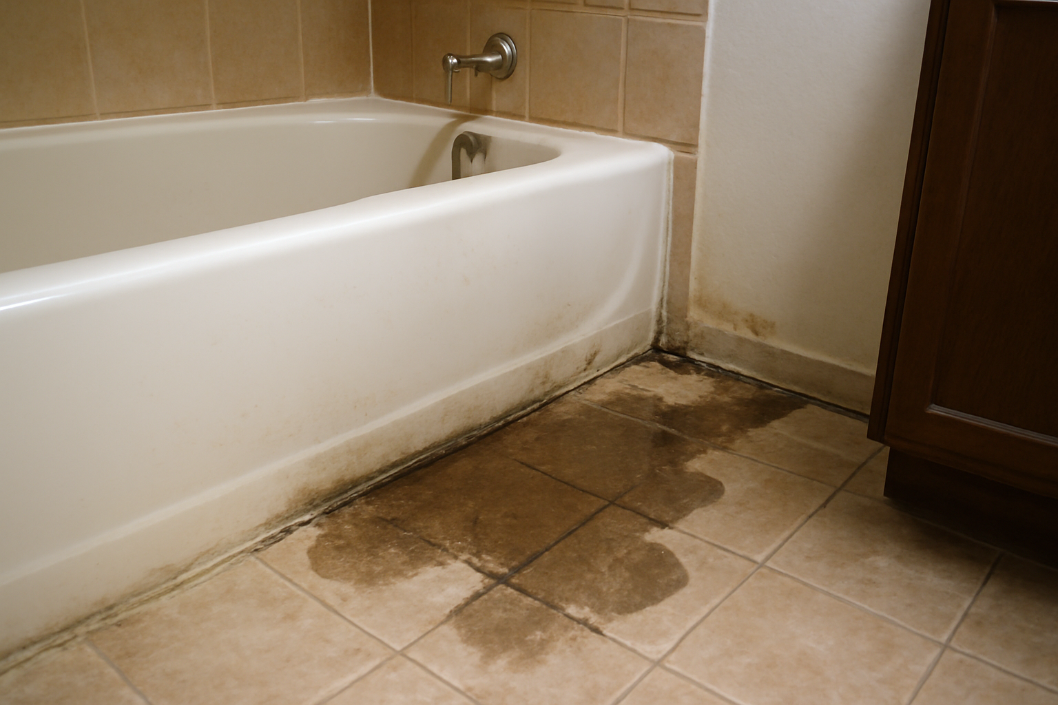 Bathtub Overflow Water Removal in Benbrook, TX