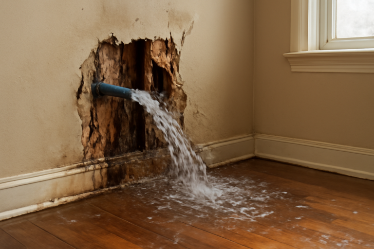 Burst Pipe Water Removal
