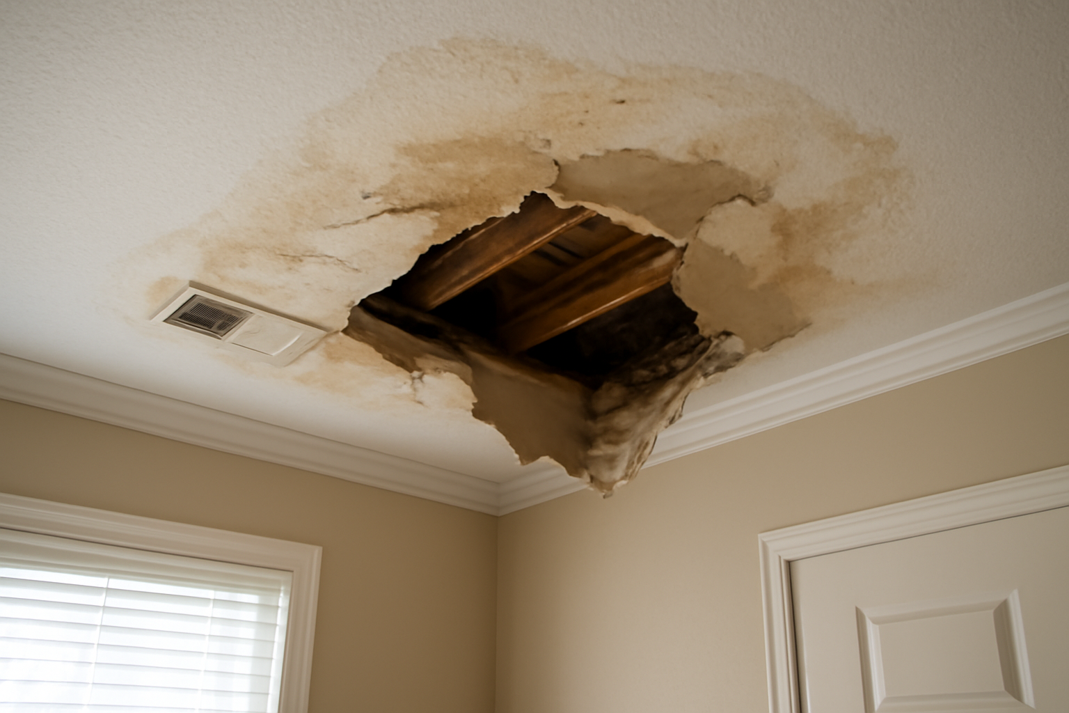 Ceiling Water Damage Repair in Azle, TX