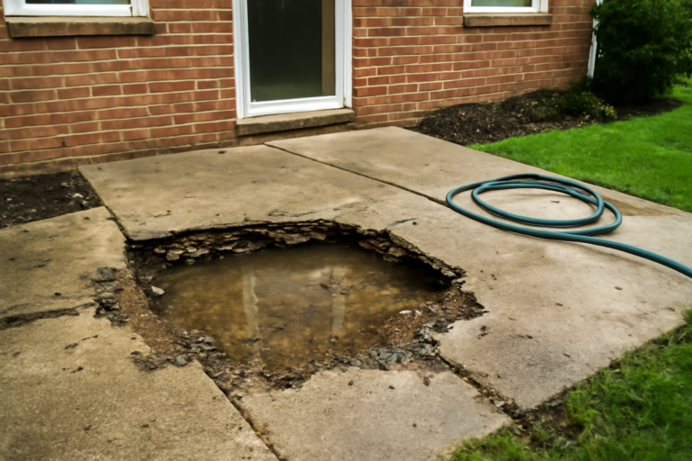 Concrete Slab Water Extraction