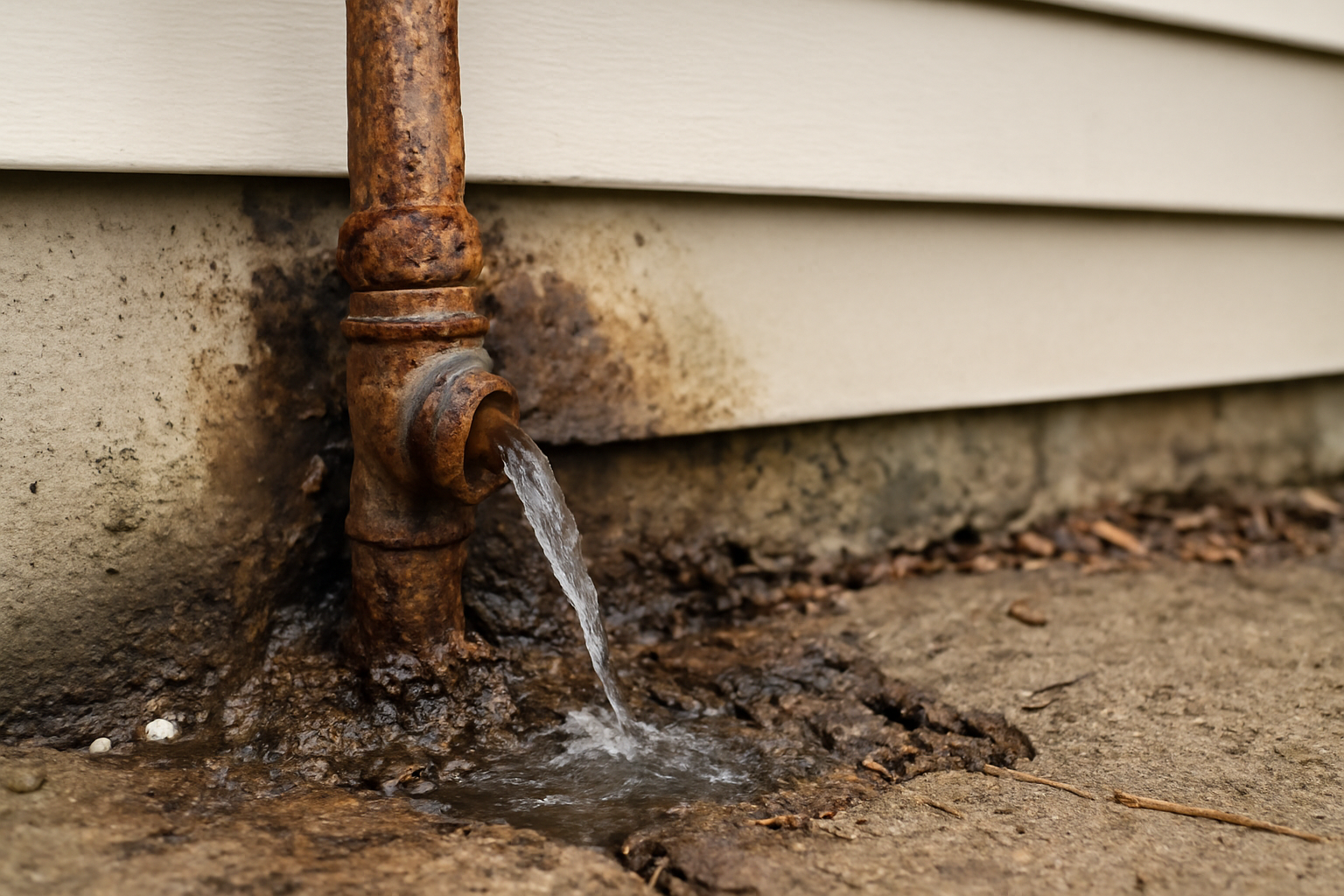 Corroded Pipe Water Removal in Benbrook, TX