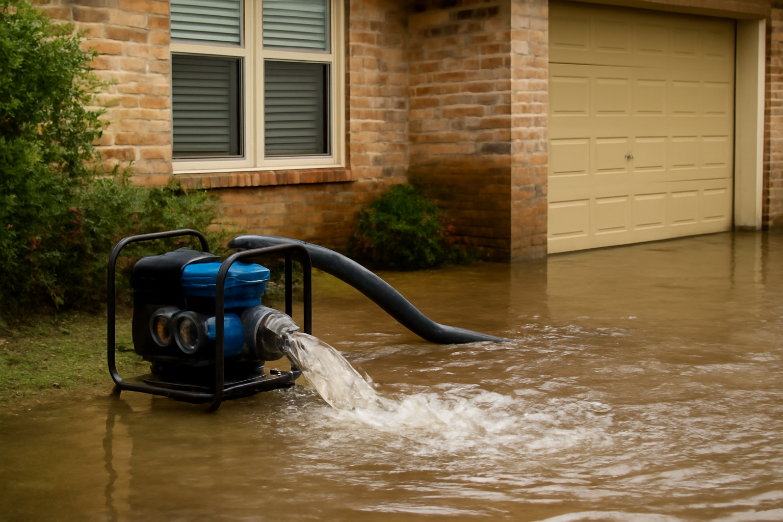 Flood Water Extraction in Addison, TX