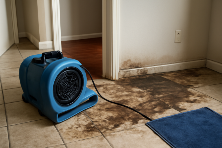 Floor Water Damage Restoration