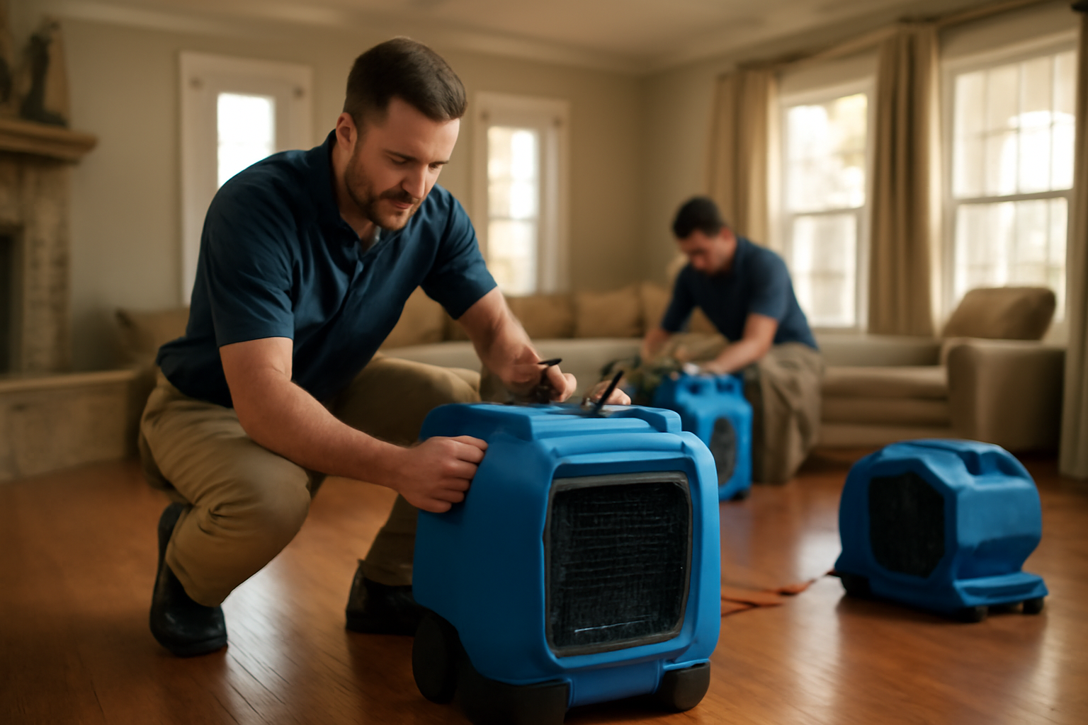 Water damage restoration service
