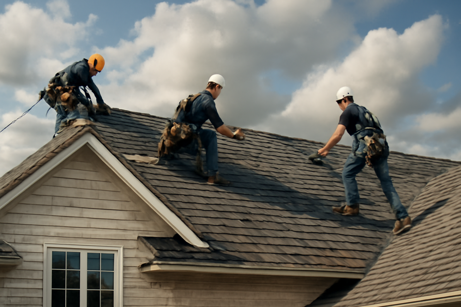 Storm damage repair service
