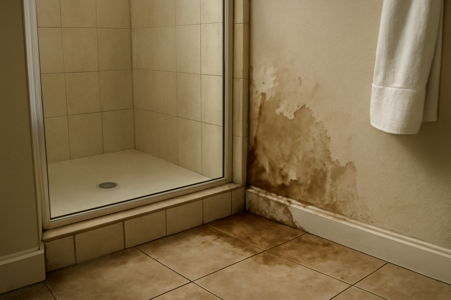 Shower Leak Water Removal in Bedford, TX