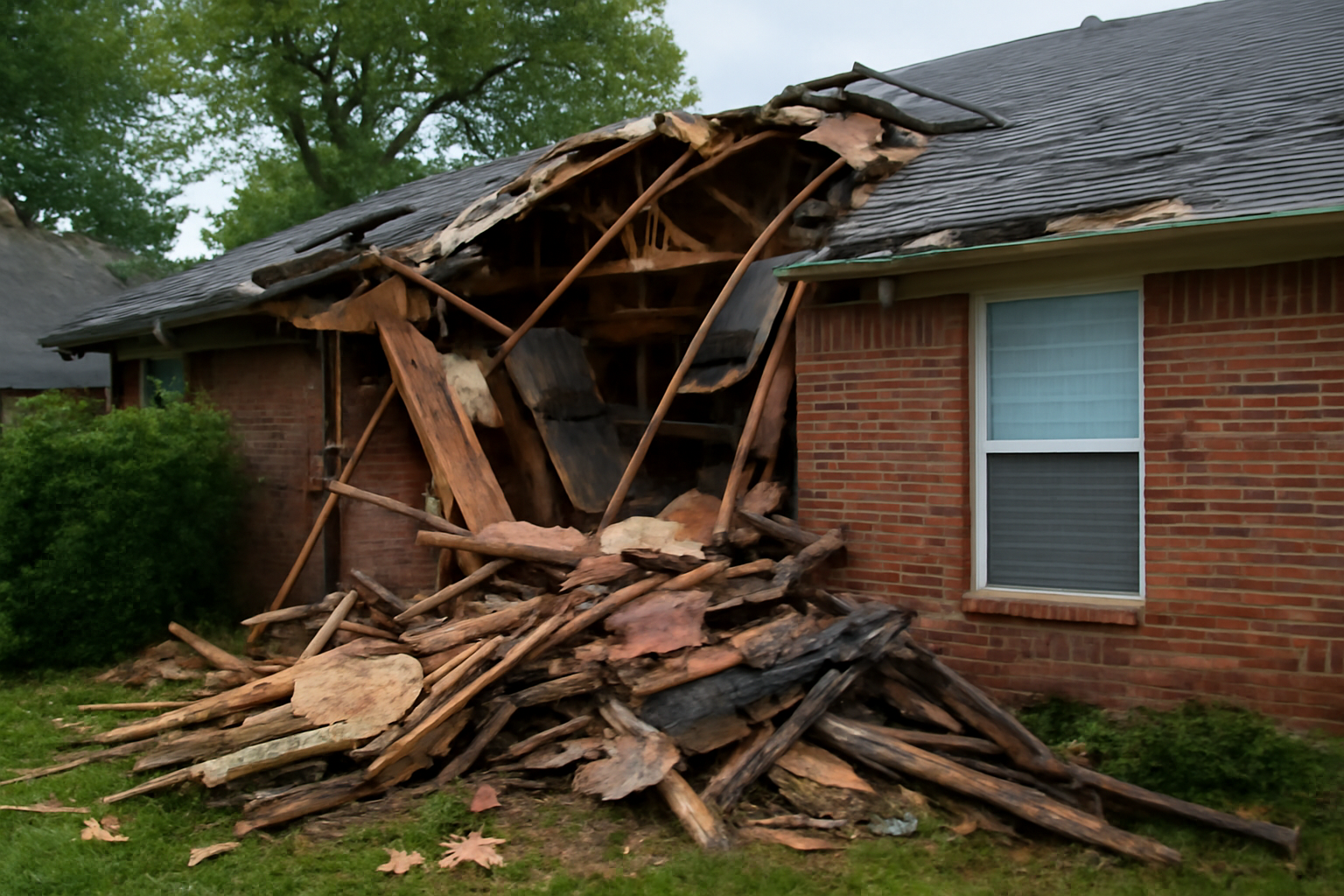 Storm Damage Restoration in ZIP code 75020