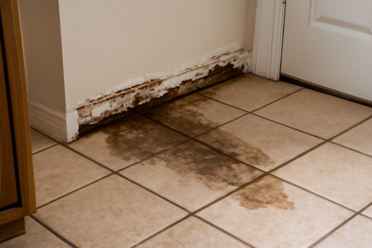 Tile Floor Water Damage Restoration
