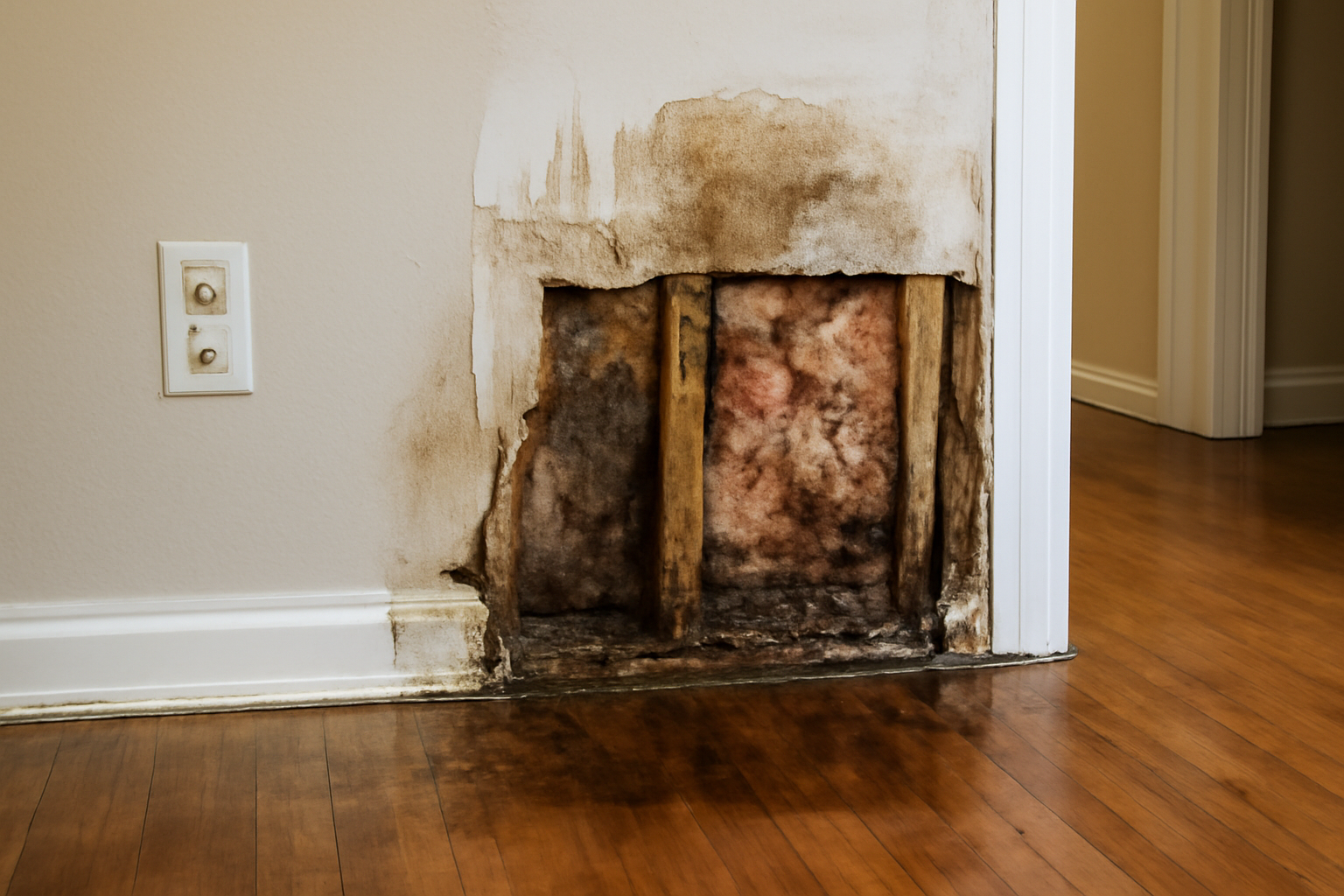 Wall Cavity Water Extraction in Argyle, TX