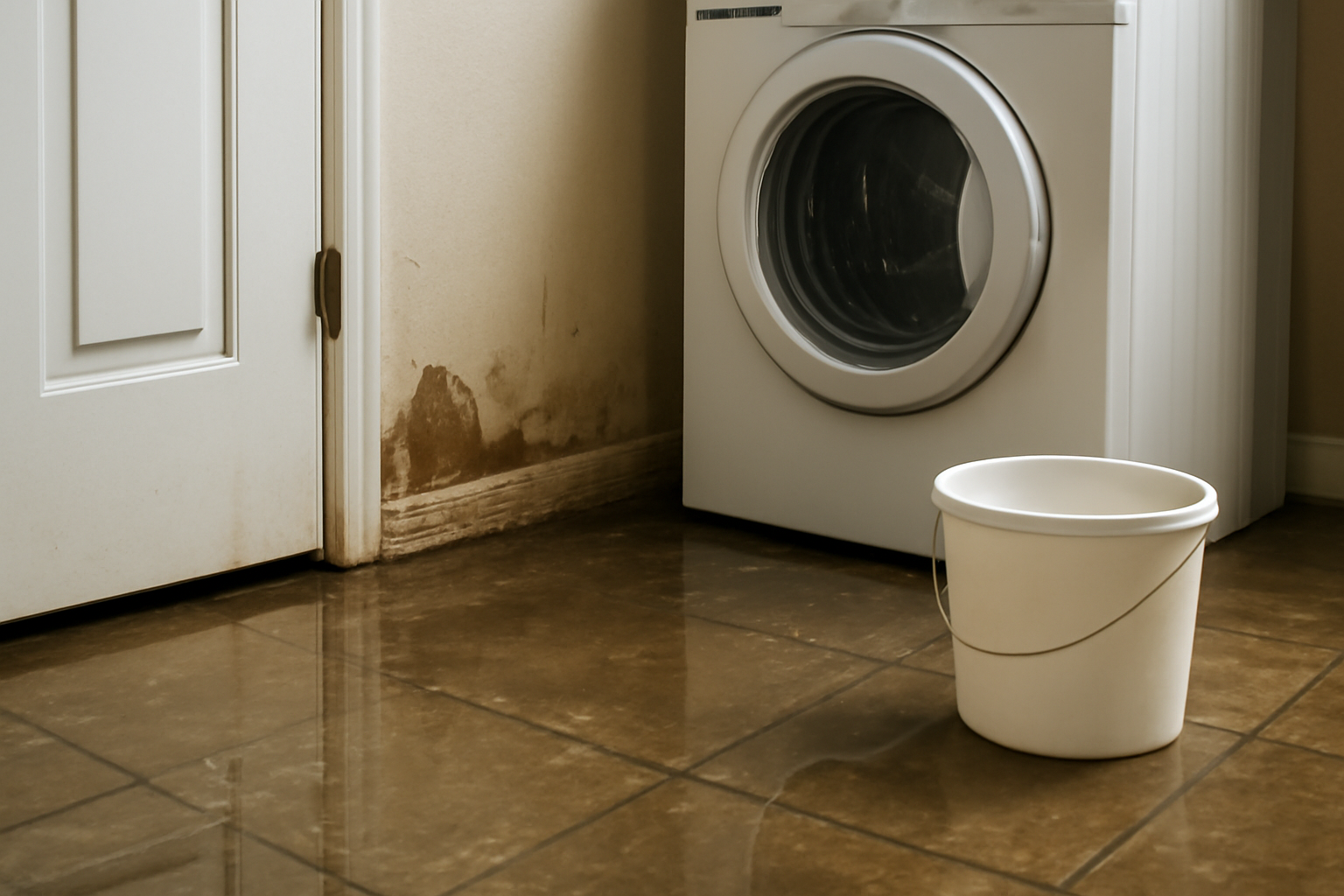 Washing Machine Overflow Water Removal in Bedford, TX
