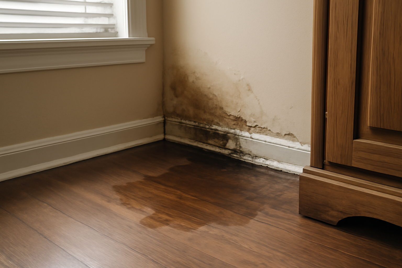 Water Damage Inspection in Bedford, TX